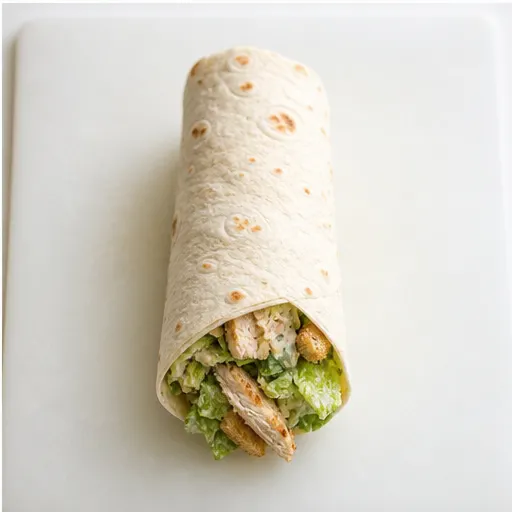 Step 4: Rolling the tortilla wrap