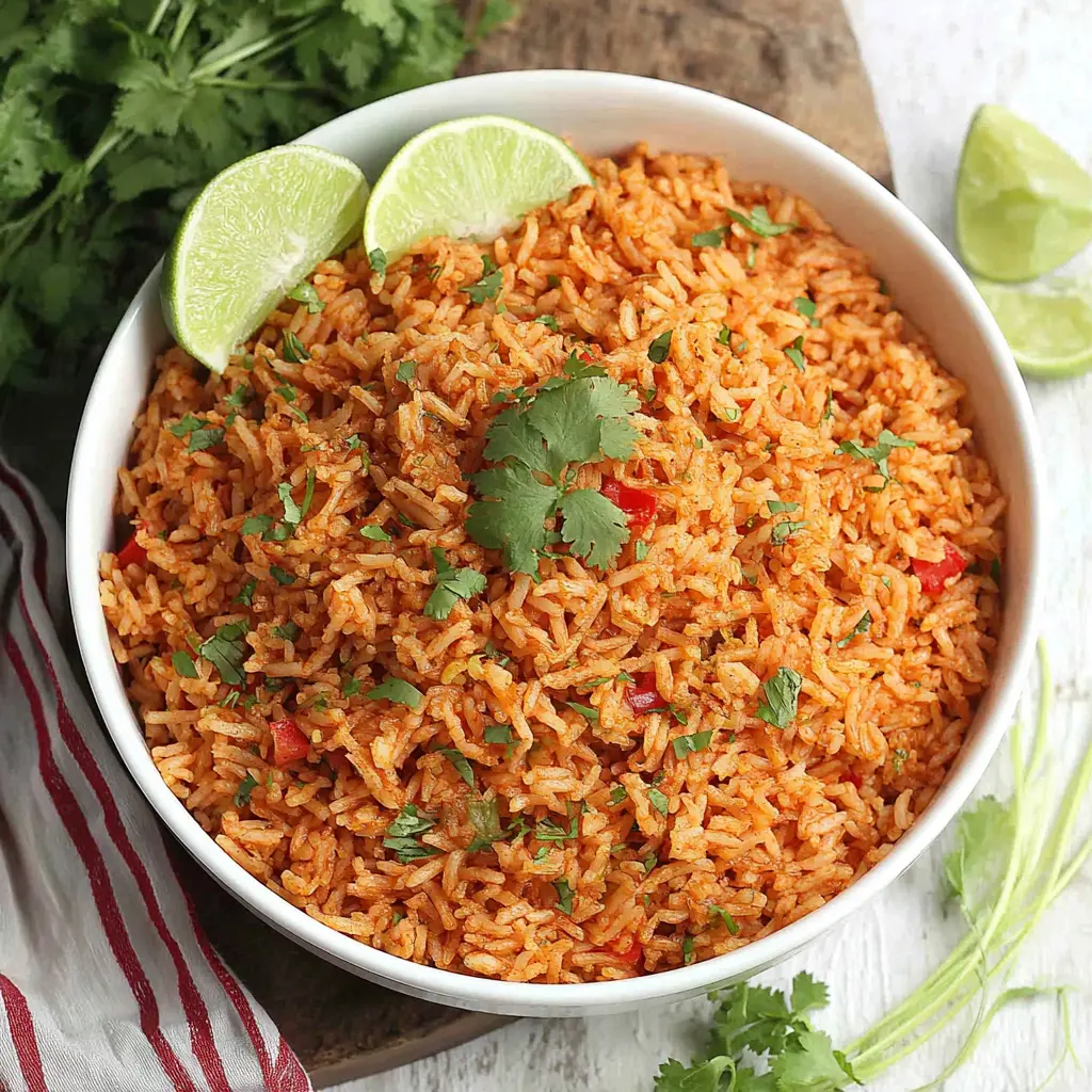 instant pot mexican rice - final presentation
