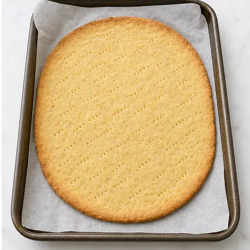 Step 4: Pre-baking the crust until golden and firm