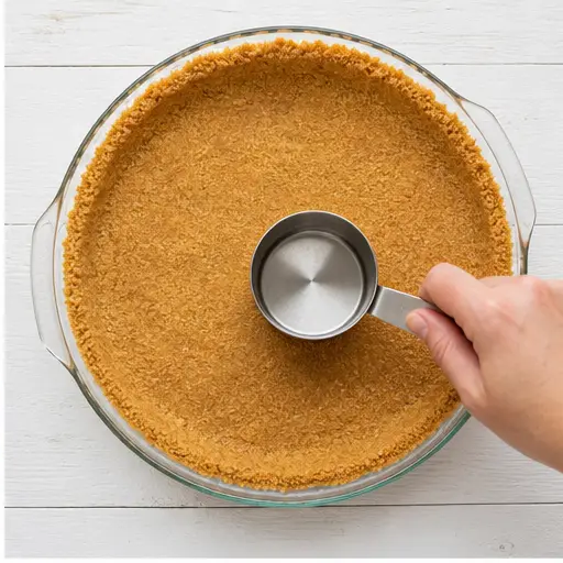 Step 2: Press crust into pie pan