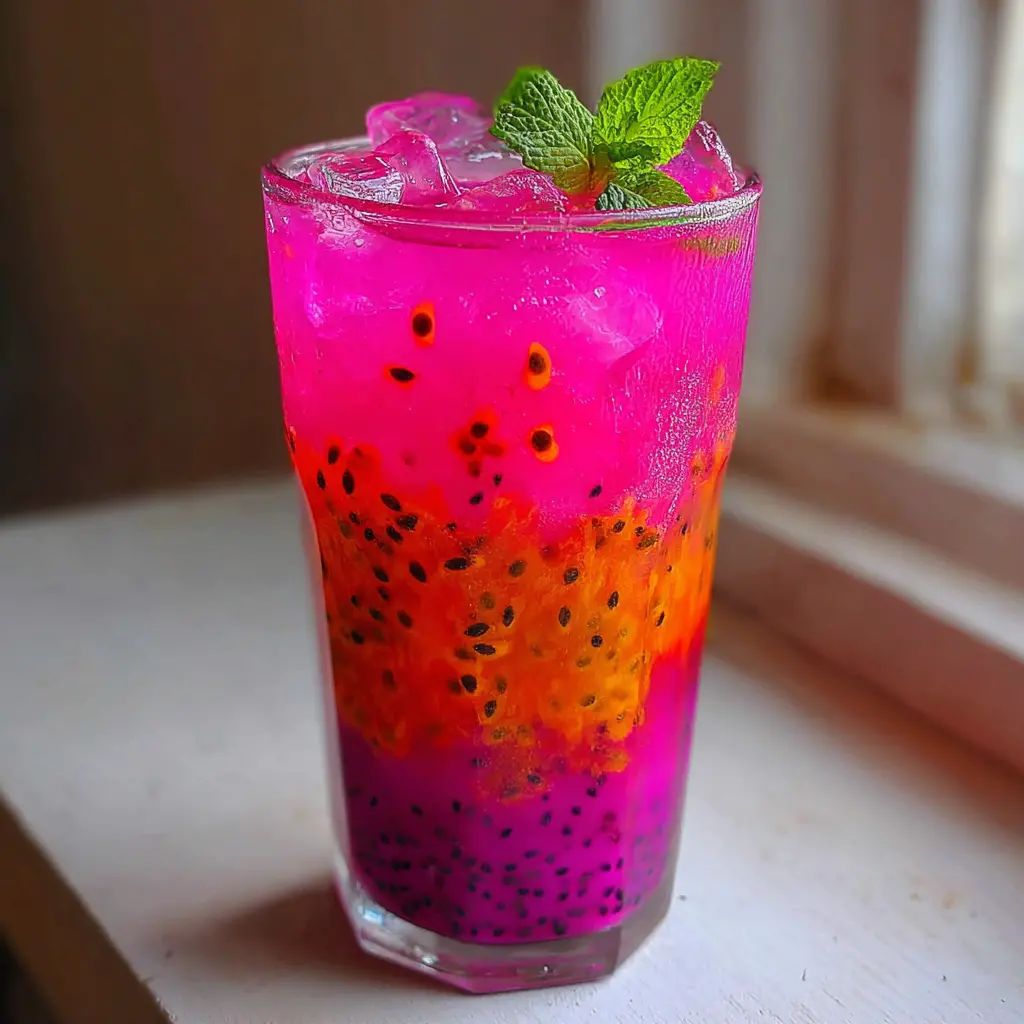 mango dragon fruit refresher