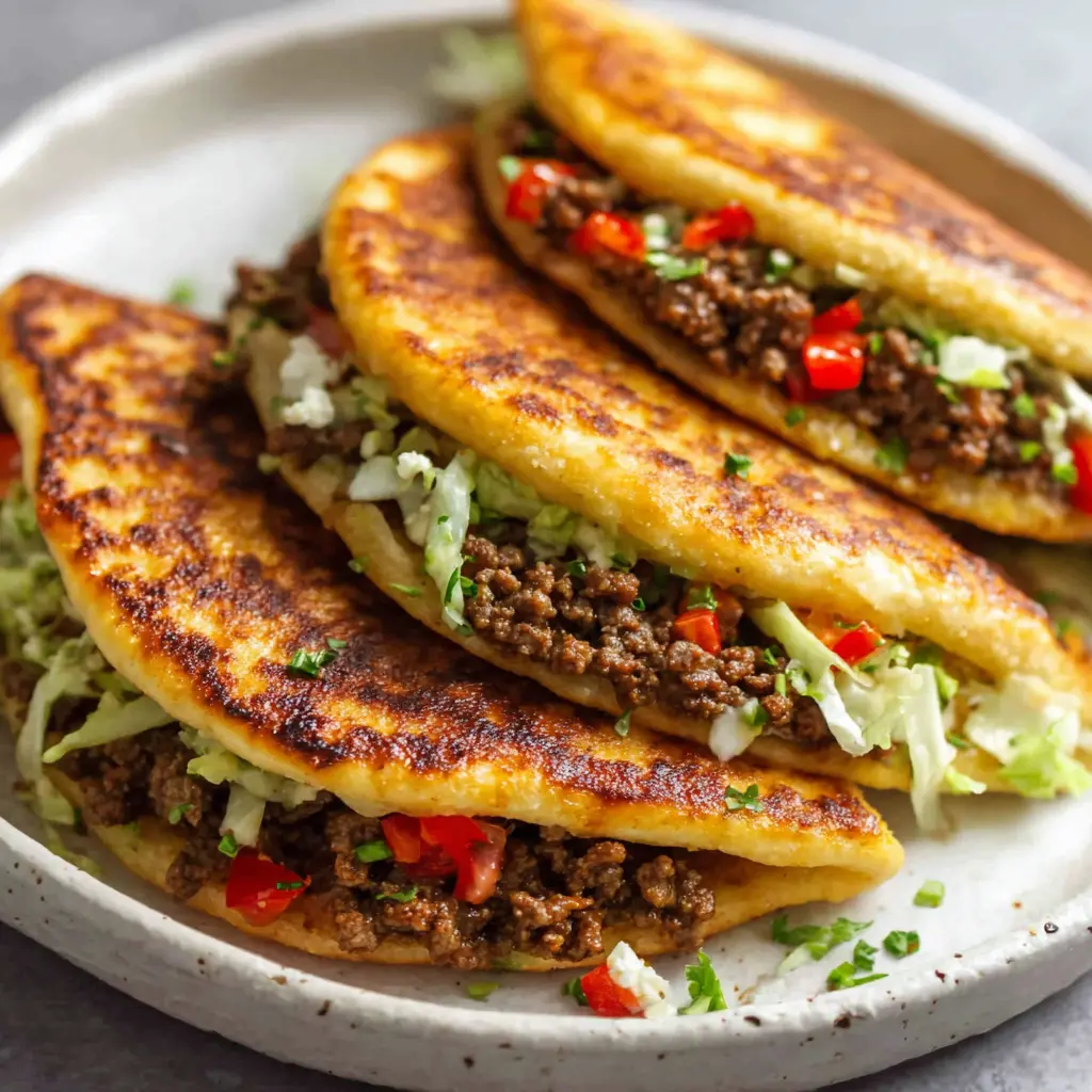 mediterranean ground beef pita pockets