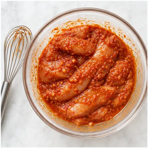 Step 1: Marinate the chicken
