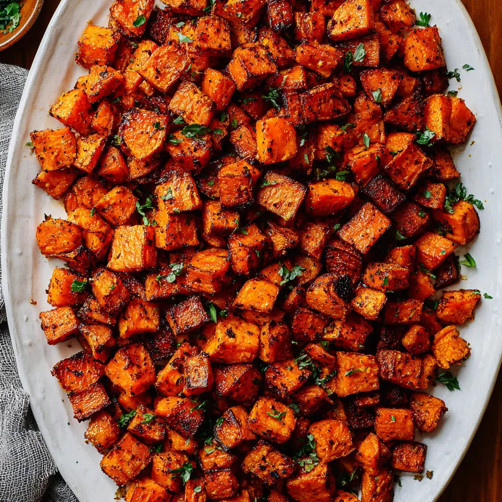 roasted sweet potatoes