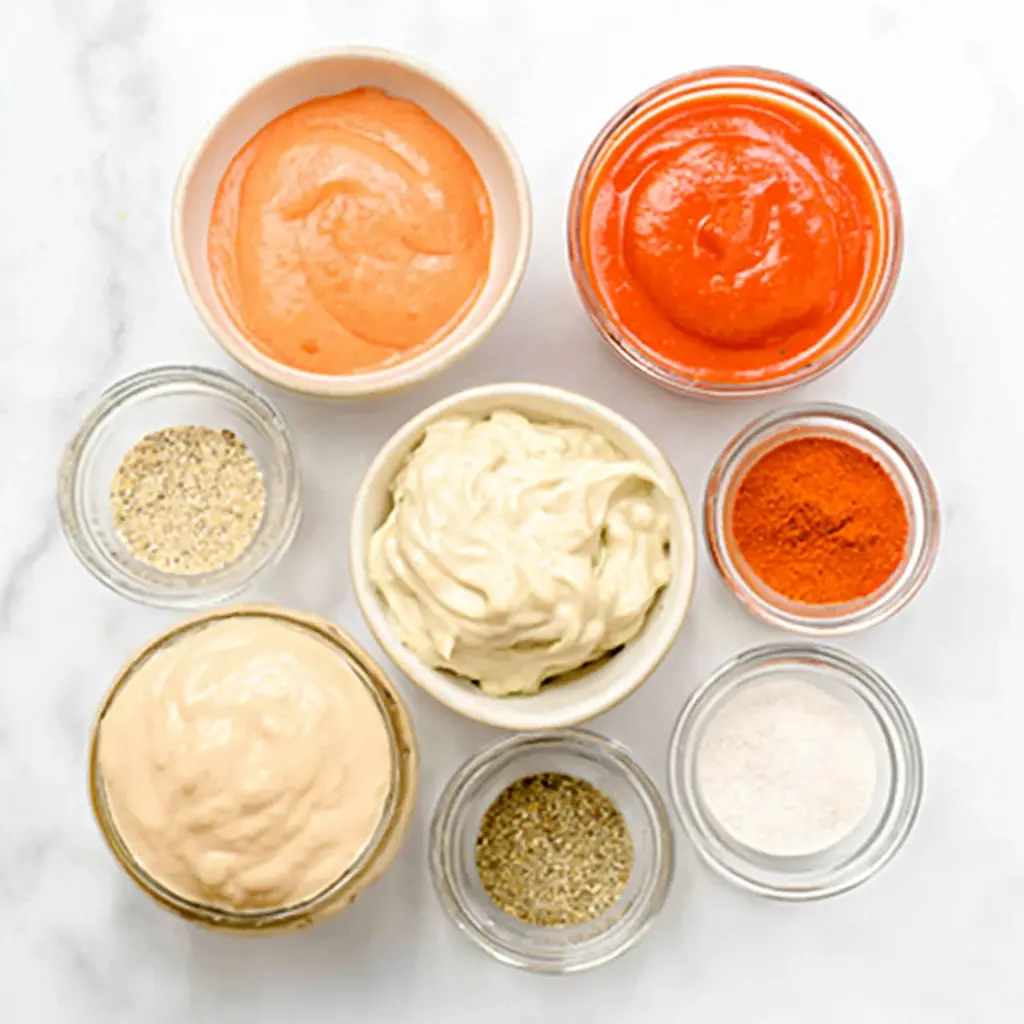 smash burger sauce - main ingredients