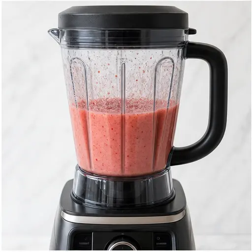 Step 3: Blending until smooth