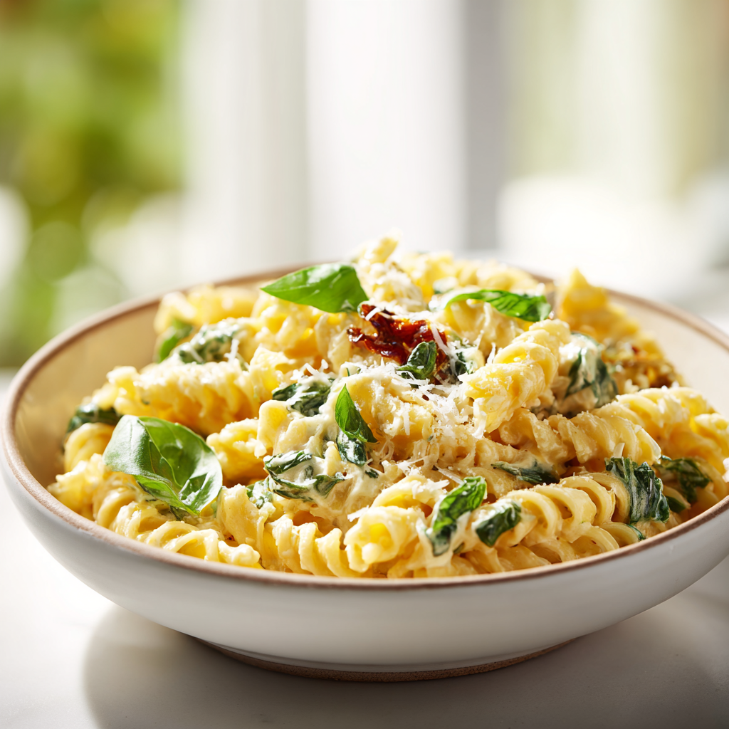 boursin pasta - final presentation