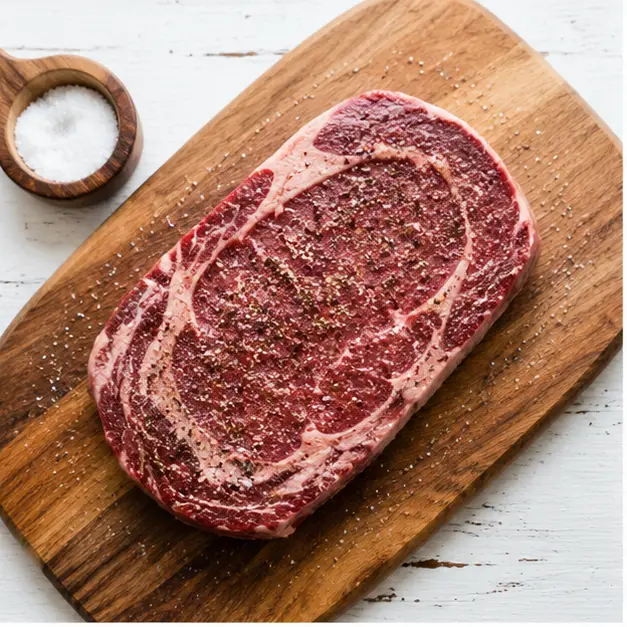 Step 1: Seasoning the steak with salt and pepper