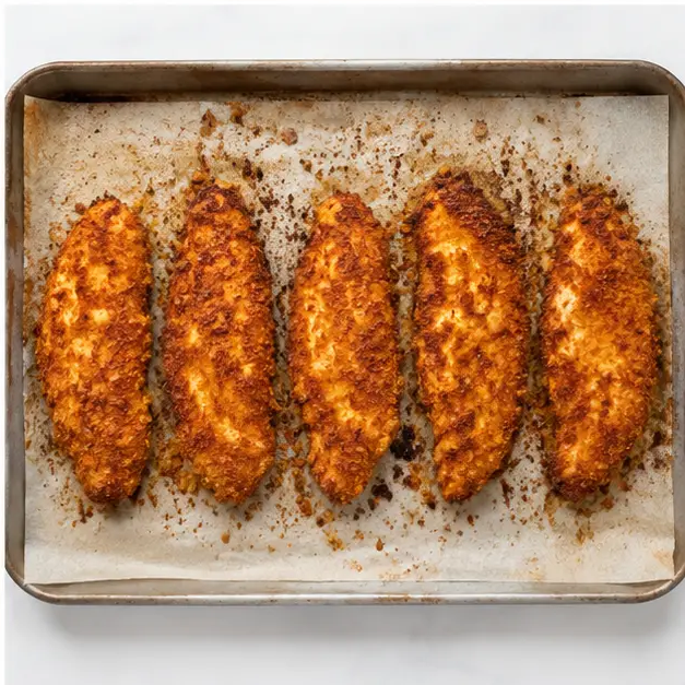 Step 4: Bake until golden and crispy
