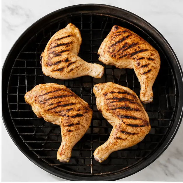 Step 2: Grill skin-side down over indirect heat
