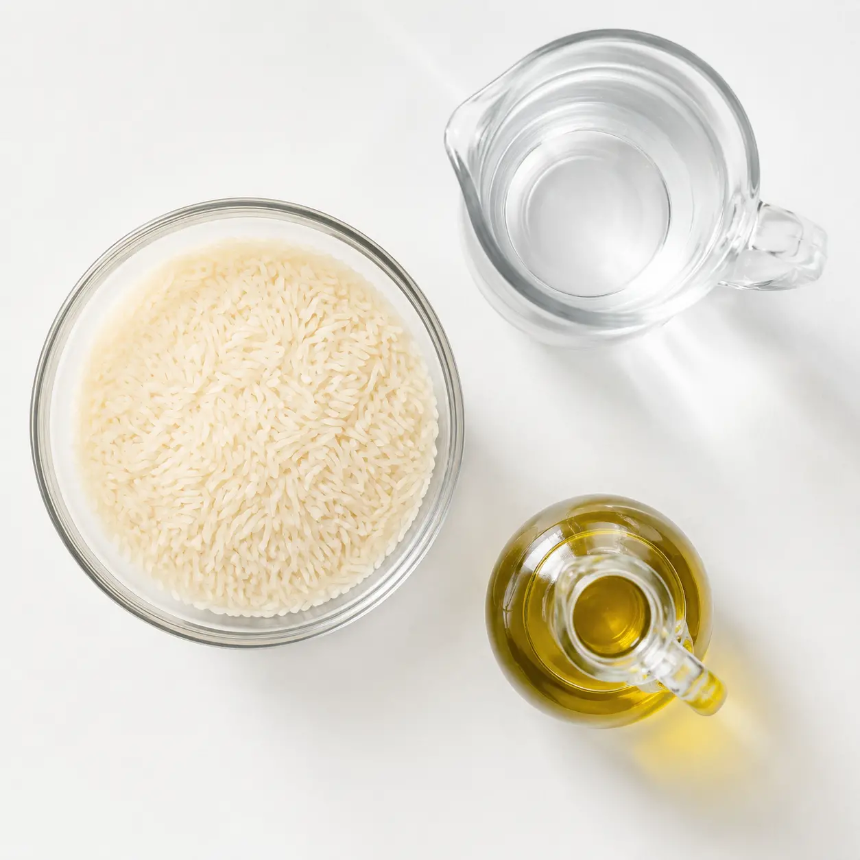how to cook rice - main ingredients