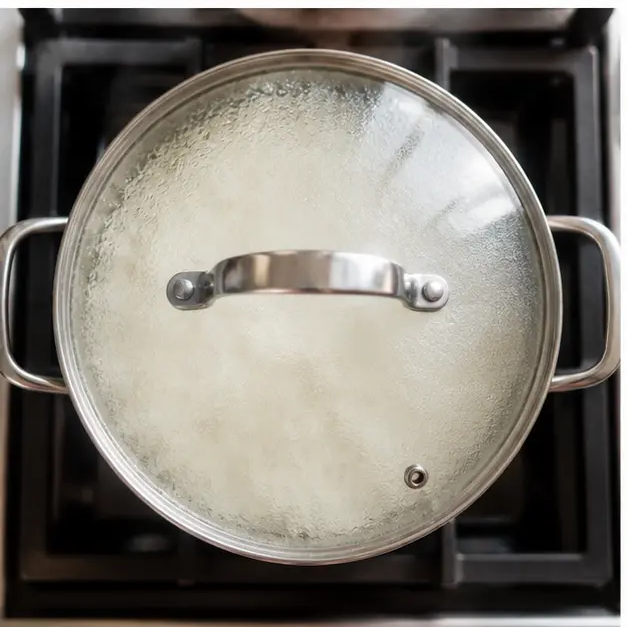 Step 3: Simmering covered on low heat