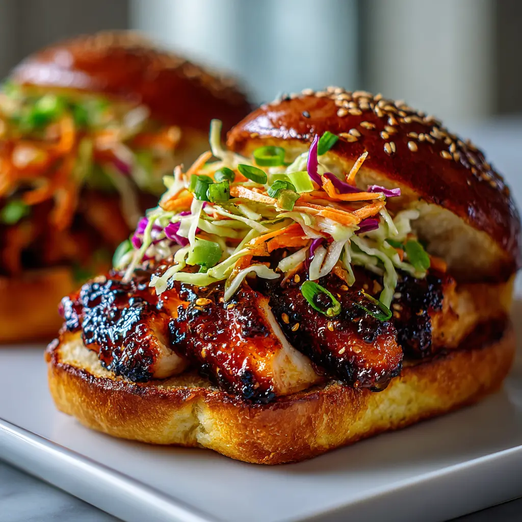 korean bbq chicken sandwich