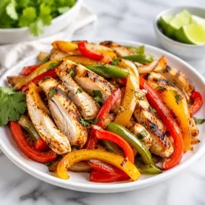 sheet pan chicken fajitas 267416739