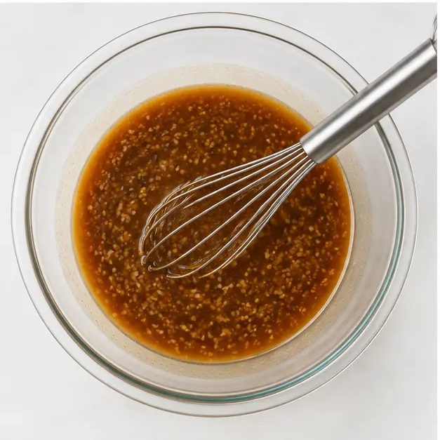 Step 3: Whisking together the teriyaki sauce ingredients