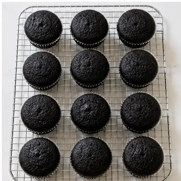 Step 4: Cool the baked cupcakes on a wire rack