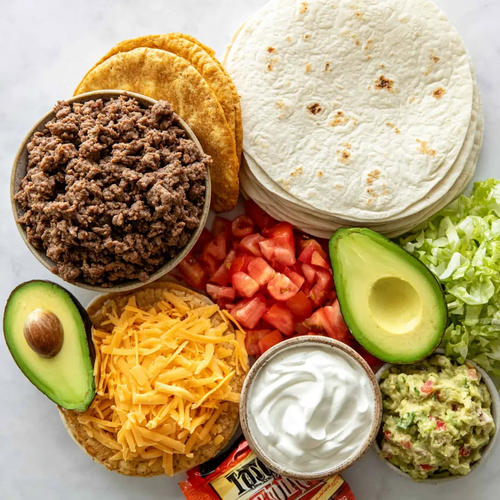 chalupa nachos - main ingredients