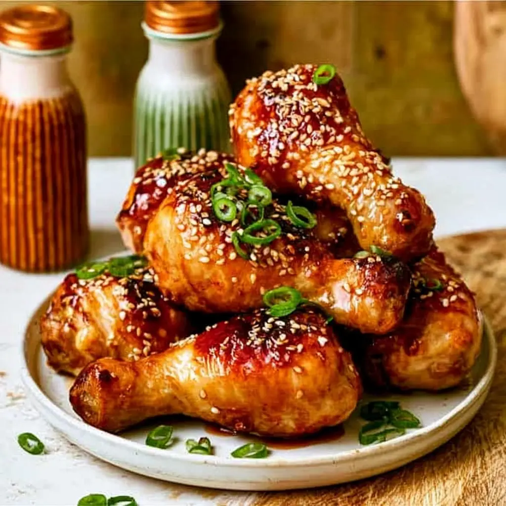 miso chicken thighs - final presentation