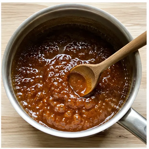 Step 2: Simmer the glaze