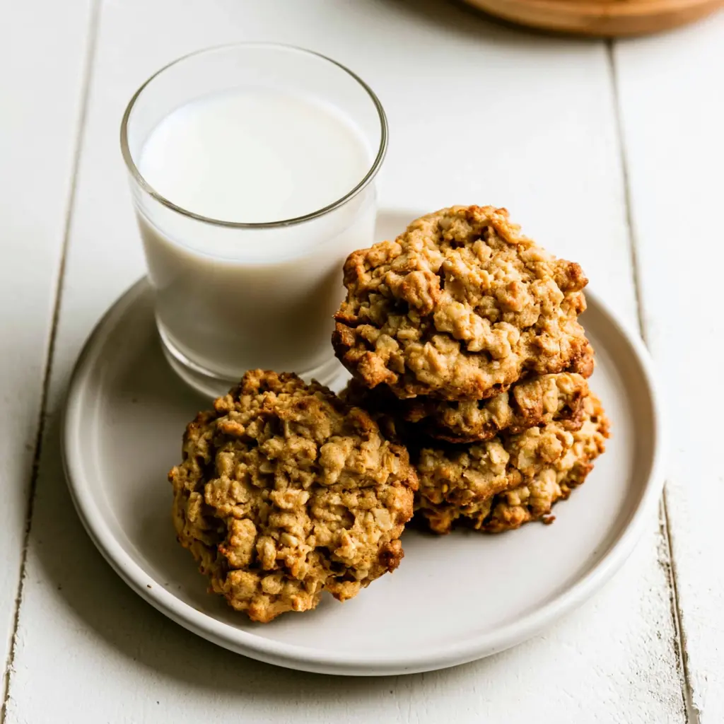 peanut butter oatmeal cookies - final presentation