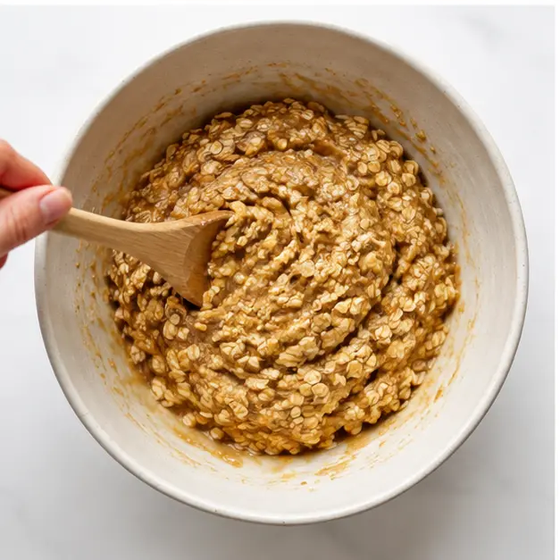 Step 3: Fold in old-fashioned rolled oats
