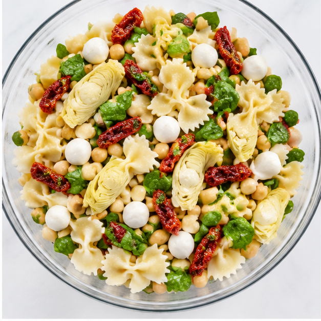 sun dried tomato pasta salad - step 2